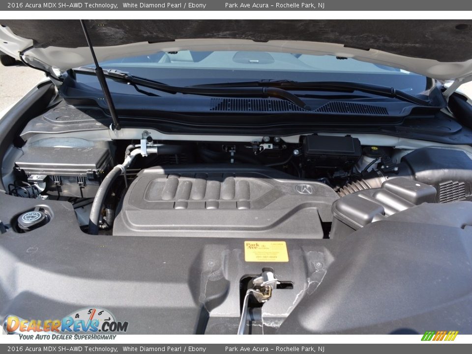 2016 Acura MDX SH-AWD Technology White Diamond Pearl / Ebony Photo #31