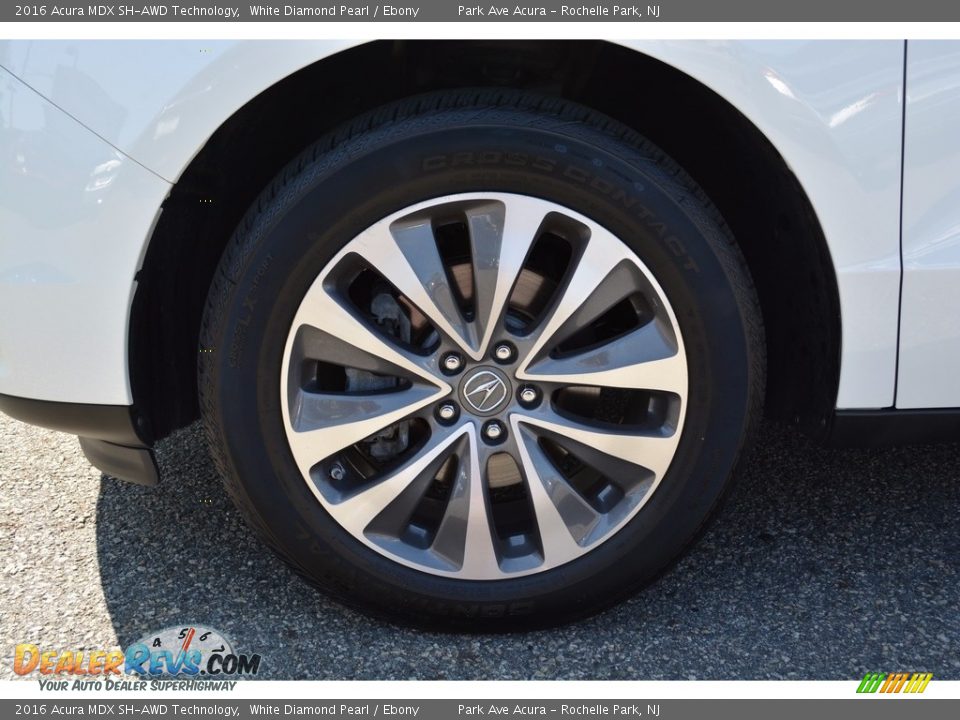 2016 Acura MDX SH-AWD Technology White Diamond Pearl / Ebony Photo #33
