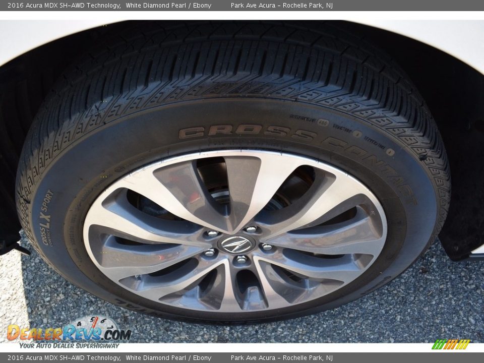 2016 Acura MDX SH-AWD Technology White Diamond Pearl / Ebony Photo #34
