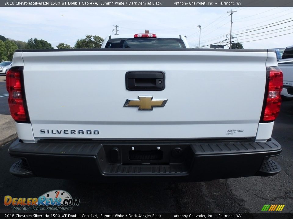 2018 Chevrolet Silverado 1500 WT Double Cab 4x4 Summit White / Dark Ash/Jet Black Photo #3
