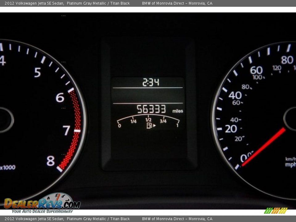 2012 Volkswagen Jetta SE Sedan Platinum Gray Metallic / Titan Black Photo #31