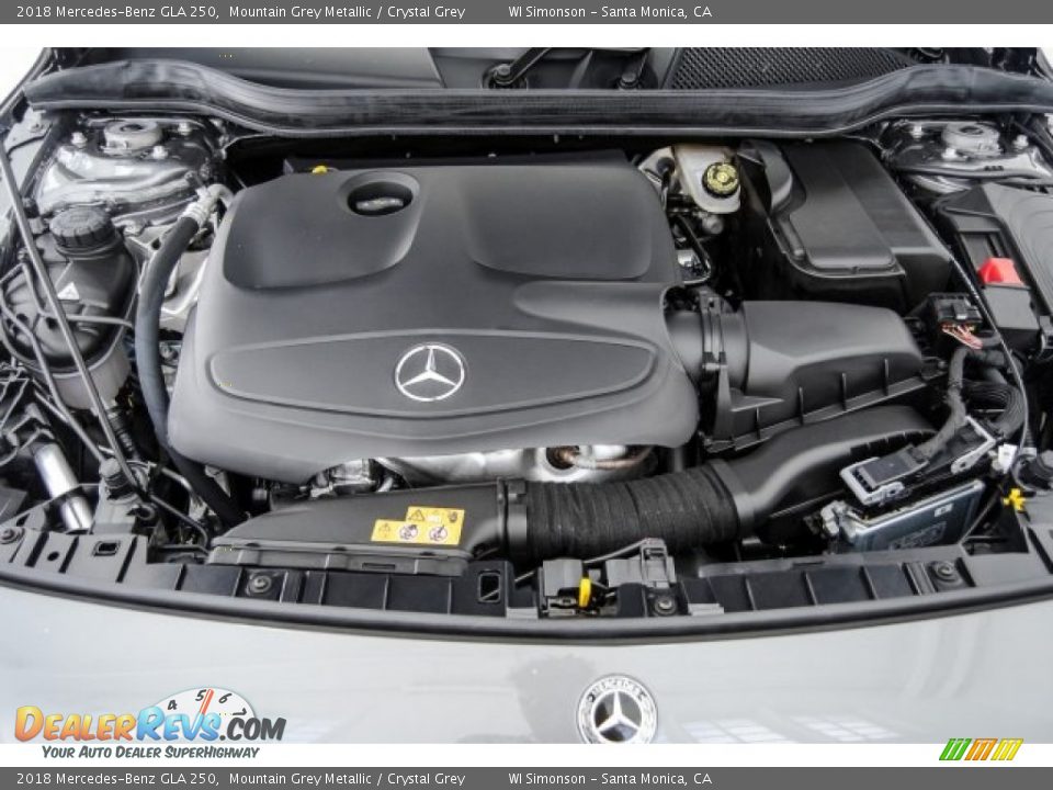 2018 Mercedes-Benz GLA 250 Mountain Grey Metallic / Crystal Grey Photo #8