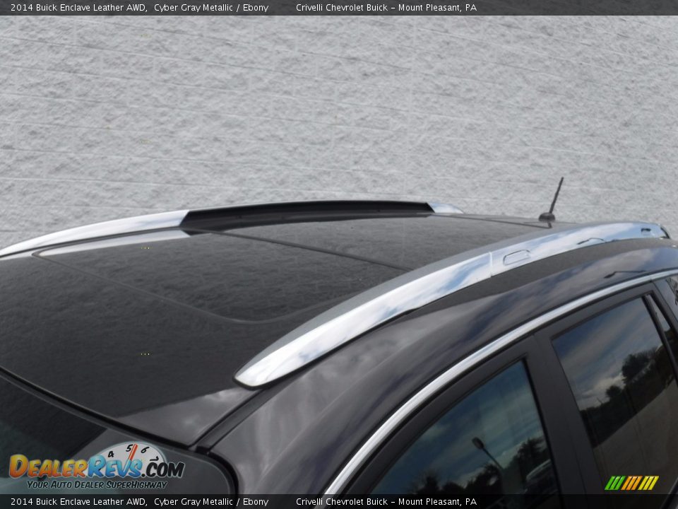 2014 Buick Enclave Leather AWD Cyber Gray Metallic / Ebony Photo #4