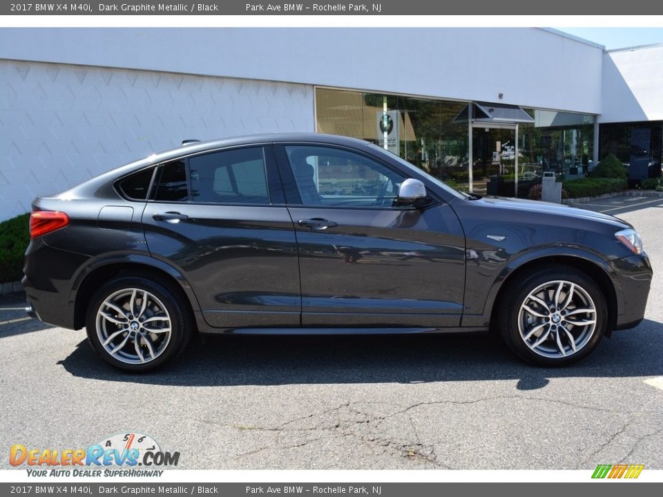 2017 BMW X4 M40i Dark Graphite Metallic / Black Photo #2