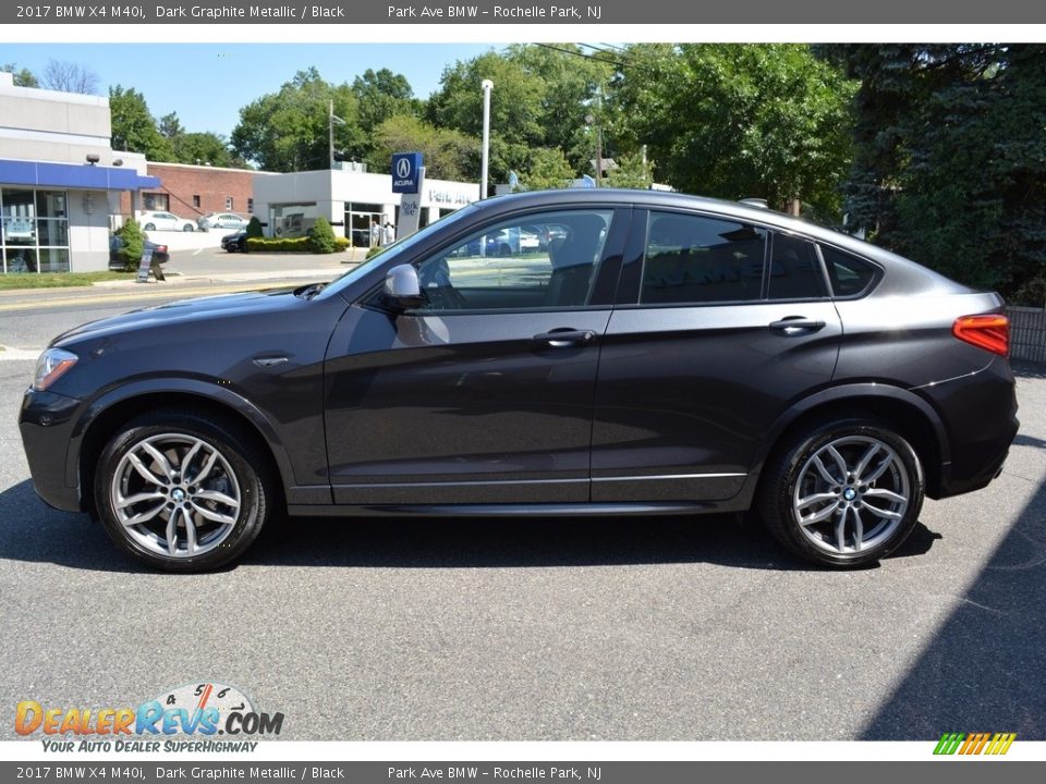 2017 BMW X4 M40i Dark Graphite Metallic / Black Photo #5