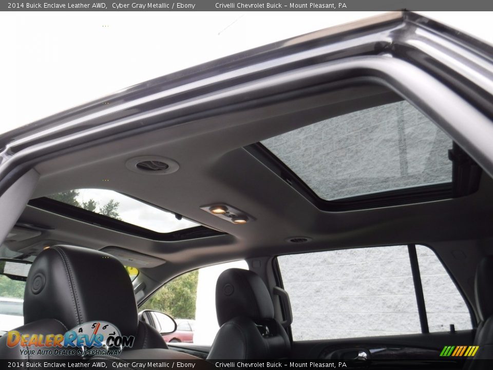 2014 Buick Enclave Leather AWD Cyber Gray Metallic / Ebony Photo #13