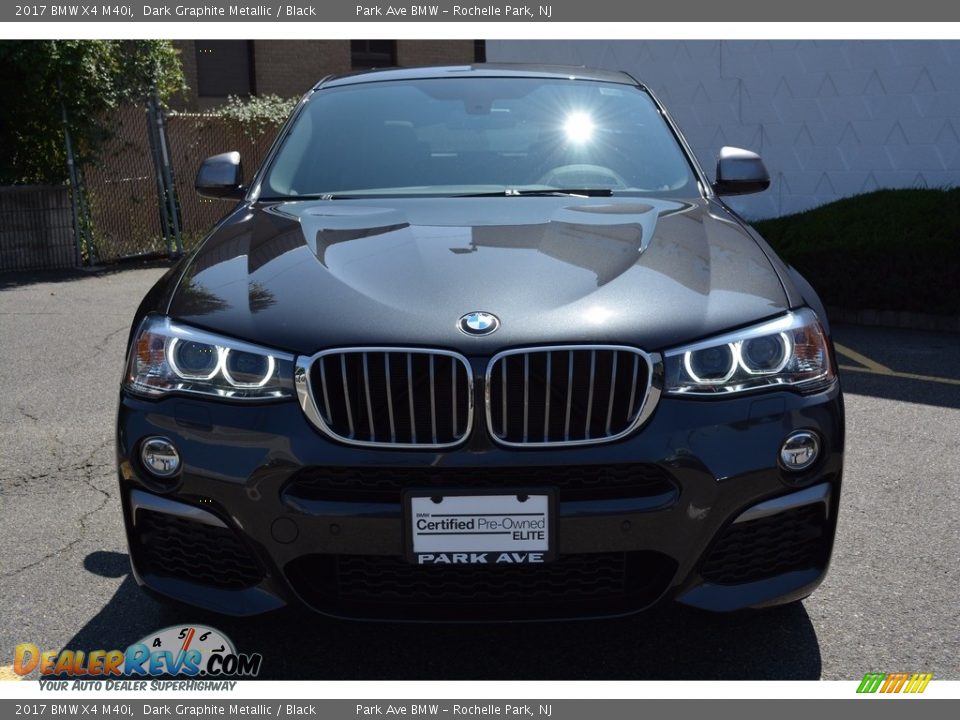 2017 BMW X4 M40i Dark Graphite Metallic / Black Photo #7