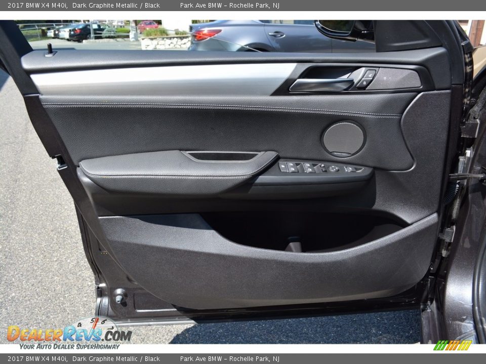 2017 BMW X4 M40i Dark Graphite Metallic / Black Photo #8