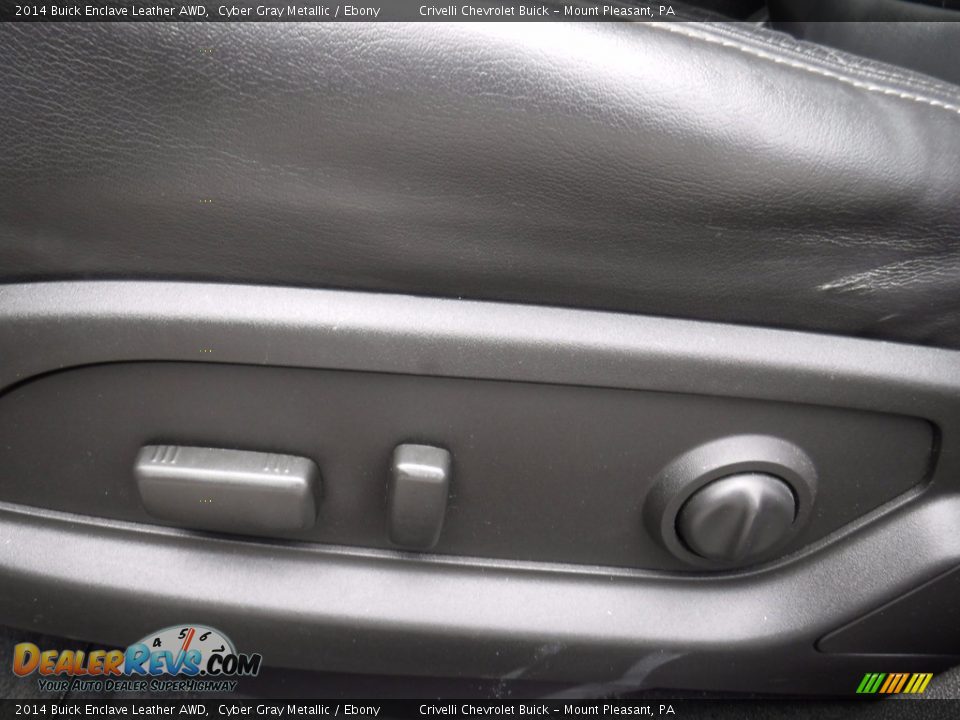 2014 Buick Enclave Leather AWD Cyber Gray Metallic / Ebony Photo #16
