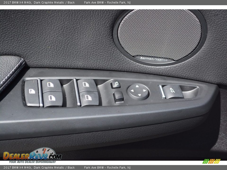 2017 BMW X4 M40i Dark Graphite Metallic / Black Photo #9