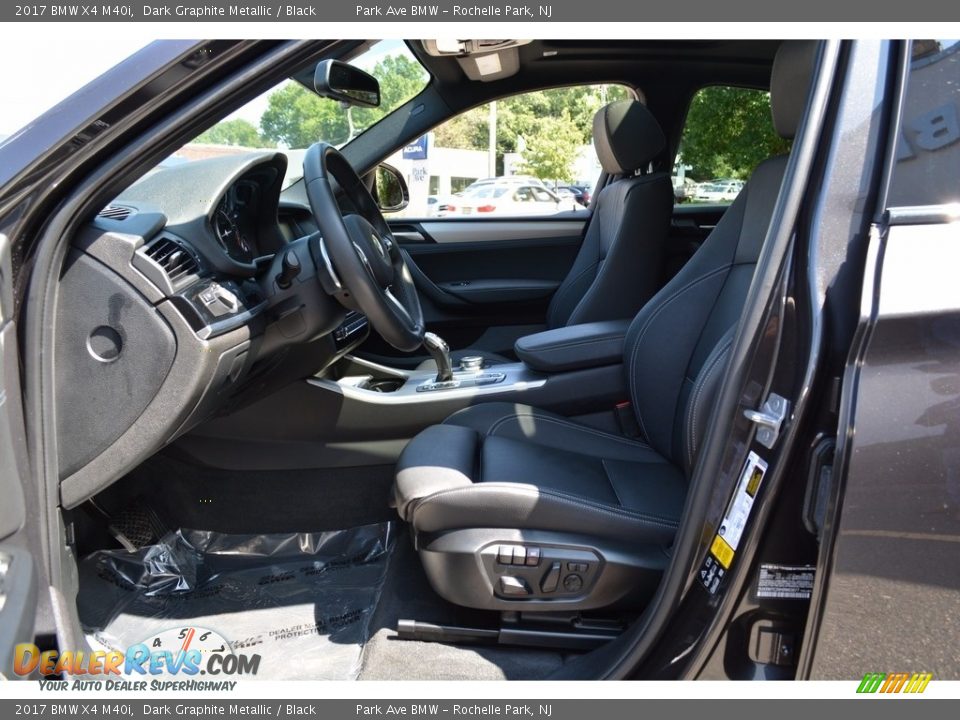 2017 BMW X4 M40i Dark Graphite Metallic / Black Photo #11