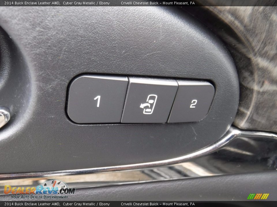 2014 Buick Enclave Leather AWD Cyber Gray Metallic / Ebony Photo #19