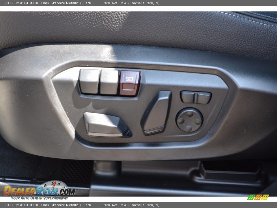 2017 BMW X4 M40i Dark Graphite Metallic / Black Photo #12