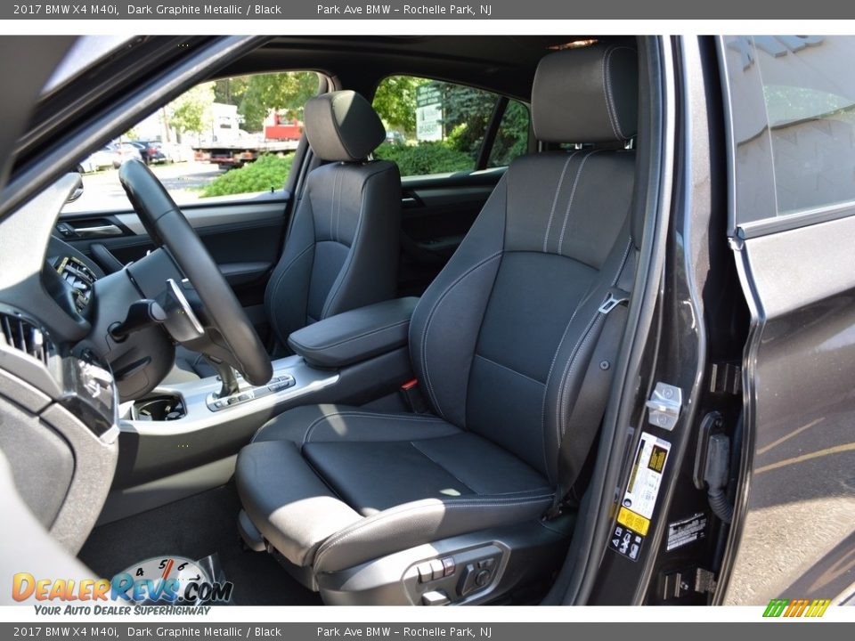 2017 BMW X4 M40i Dark Graphite Metallic / Black Photo #13