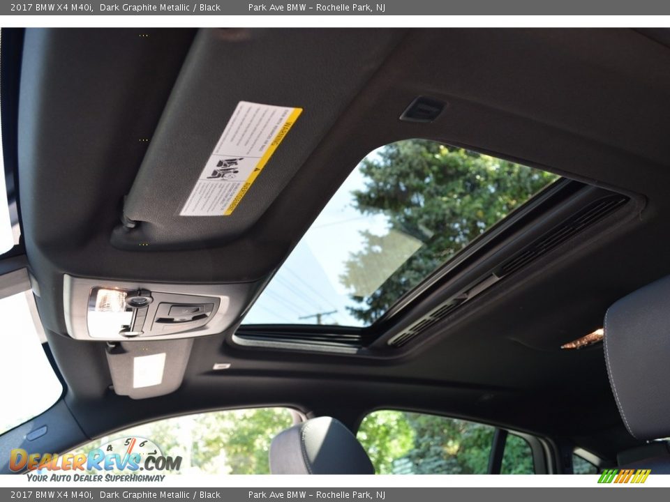 2017 BMW X4 M40i Dark Graphite Metallic / Black Photo #14