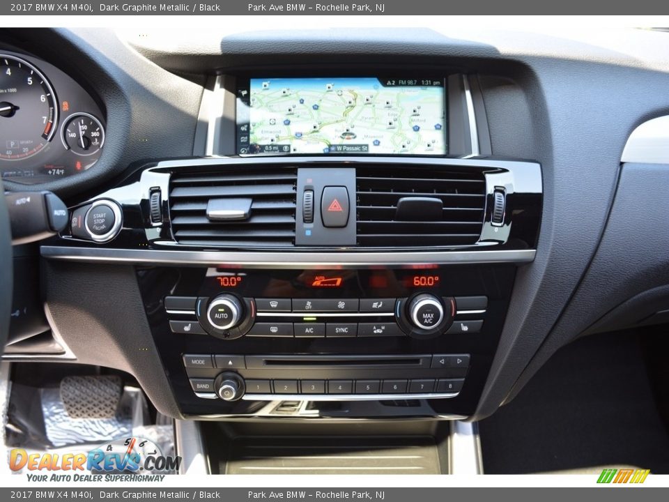 2017 BMW X4 M40i Dark Graphite Metallic / Black Photo #16