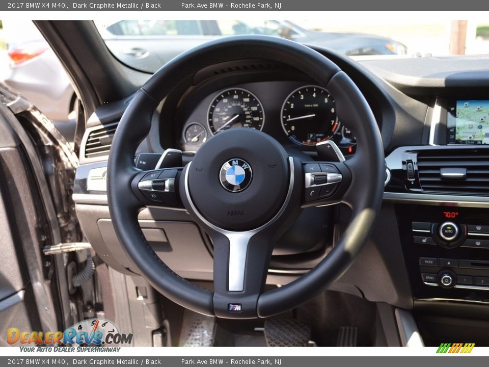 2017 BMW X4 M40i Dark Graphite Metallic / Black Photo #18