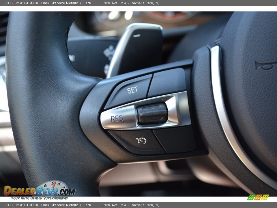 2017 BMW X4 M40i Dark Graphite Metallic / Black Photo #19