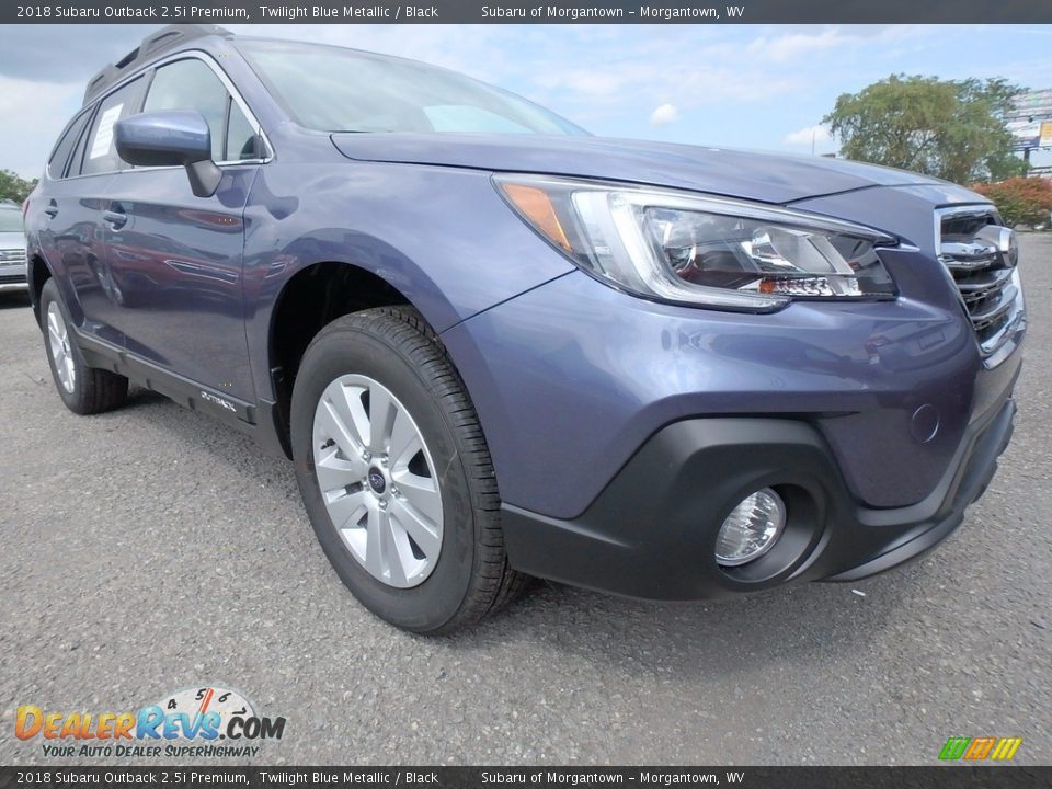 2018 Subaru Outback 2.5i Premium Twilight Blue Metallic / Black Photo #1