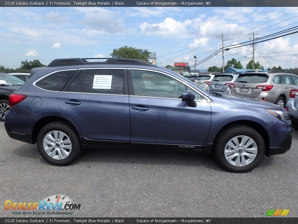 2018 Subaru Outback 2.5i Premium Twilight Blue Metallic / Black Photo #2