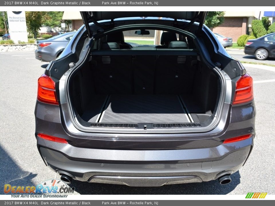 2017 BMW X4 M40i Dark Graphite Metallic / Black Photo #22