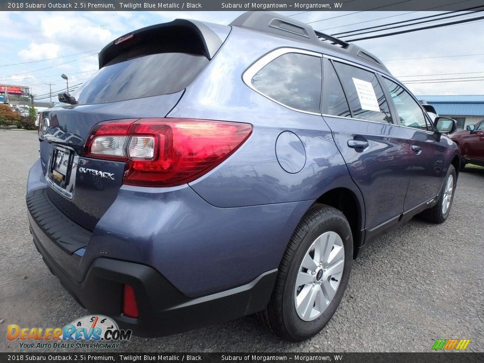 2018 Subaru Outback 2.5i Premium Twilight Blue Metallic / Black Photo #3