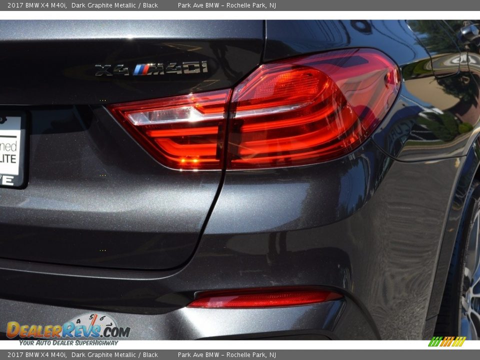 2017 BMW X4 M40i Dark Graphite Metallic / Black Photo #23