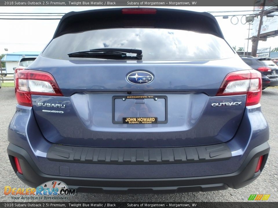 2018 Subaru Outback 2.5i Premium Twilight Blue Metallic / Black Photo #4