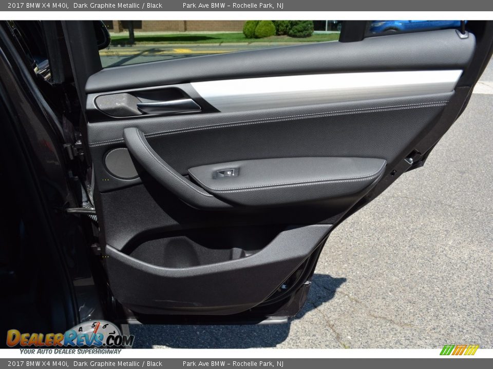 2017 BMW X4 M40i Dark Graphite Metallic / Black Photo #24