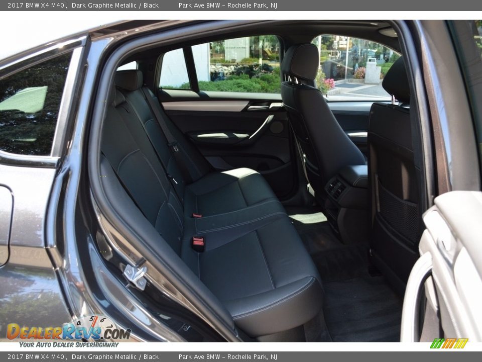 2017 BMW X4 M40i Dark Graphite Metallic / Black Photo #25