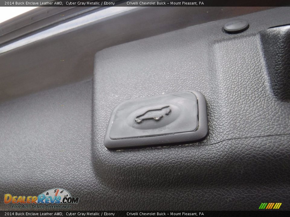2014 Buick Enclave Leather AWD Cyber Gray Metallic / Ebony Photo #33