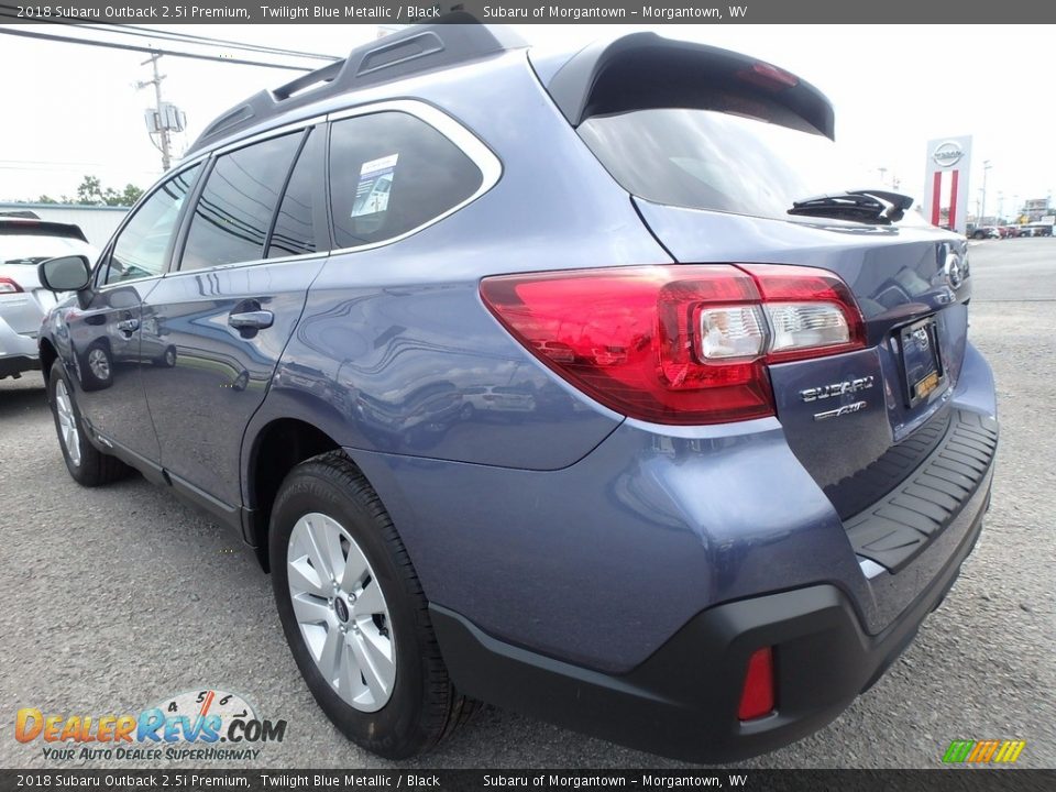 2018 Subaru Outback 2.5i Premium Twilight Blue Metallic / Black Photo #6