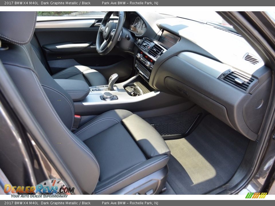 2017 BMW X4 M40i Dark Graphite Metallic / Black Photo #27