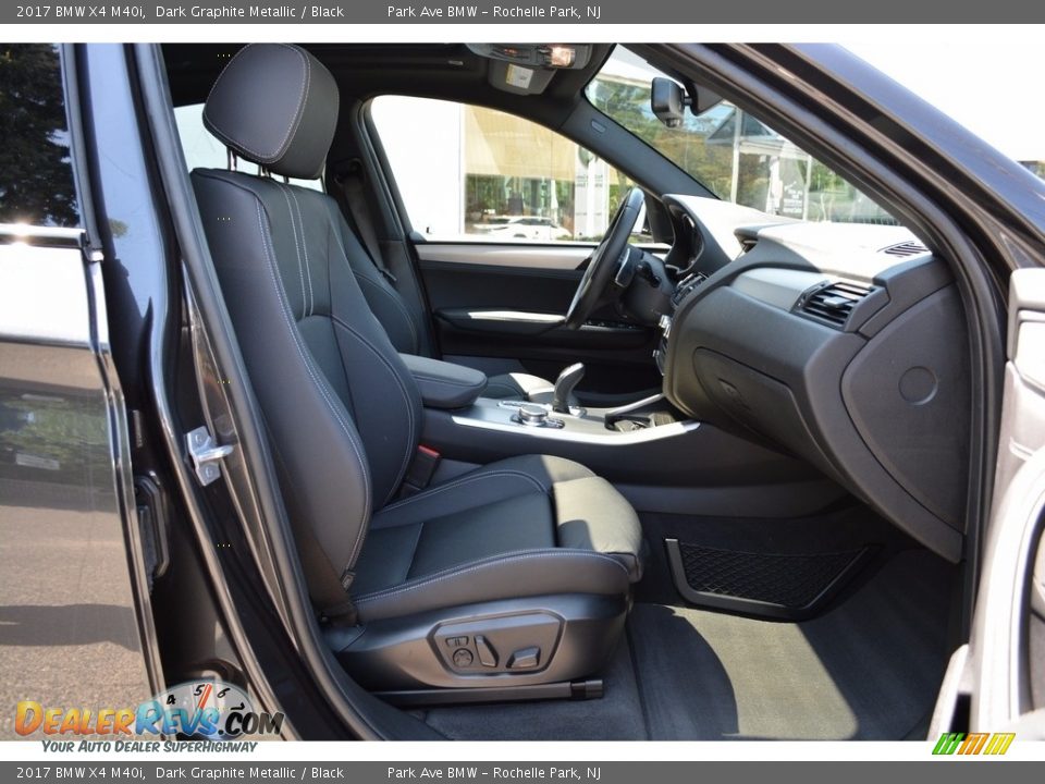 2017 BMW X4 M40i Dark Graphite Metallic / Black Photo #28