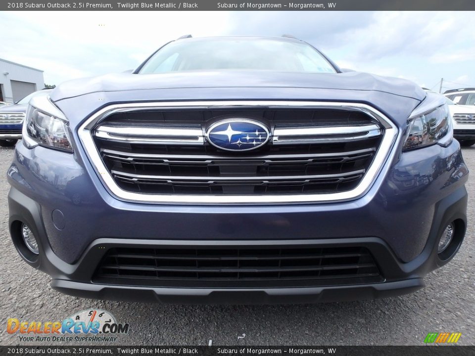 2018 Subaru Outback 2.5i Premium Twilight Blue Metallic / Black Photo #9