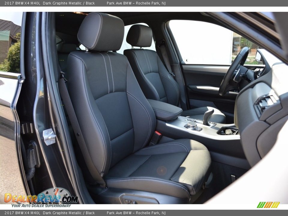 2017 BMW X4 M40i Dark Graphite Metallic / Black Photo #29