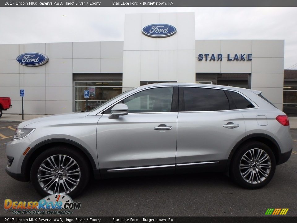 2017 Lincoln MKX Reserve AWD Ingot Silver / Ebony Photo #1