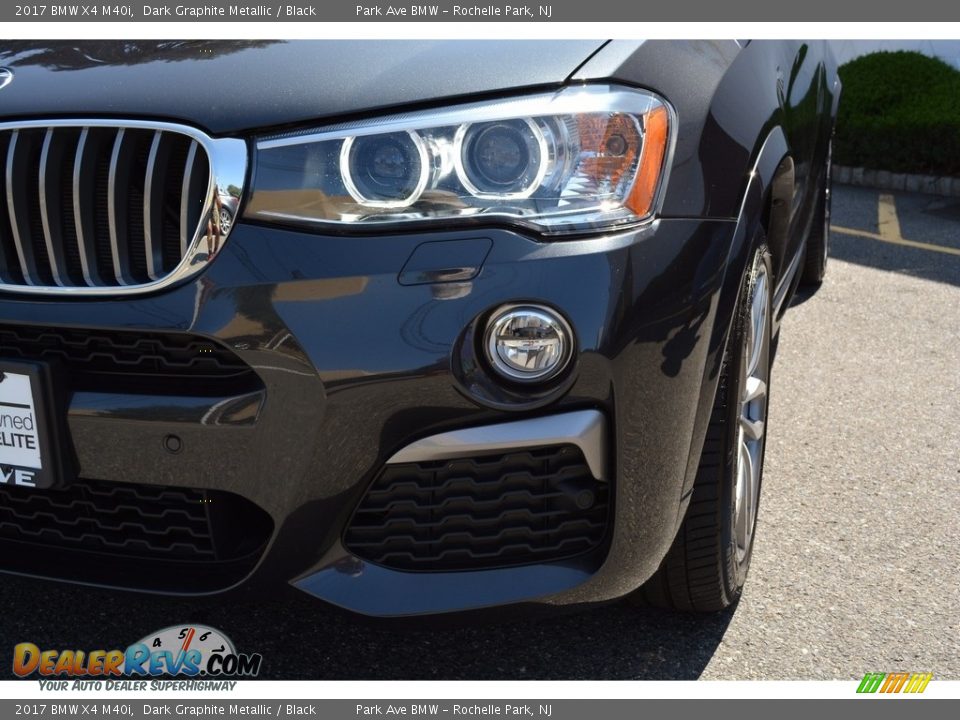 2017 BMW X4 M40i Dark Graphite Metallic / Black Photo #31