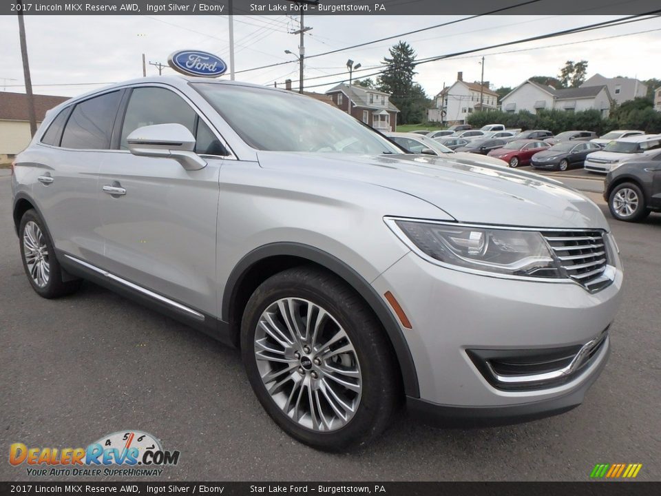 2017 Lincoln MKX Reserve AWD Ingot Silver / Ebony Photo #3