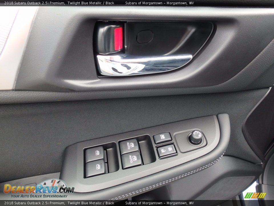 2018 Subaru Outback 2.5i Premium Twilight Blue Metallic / Black Photo #14