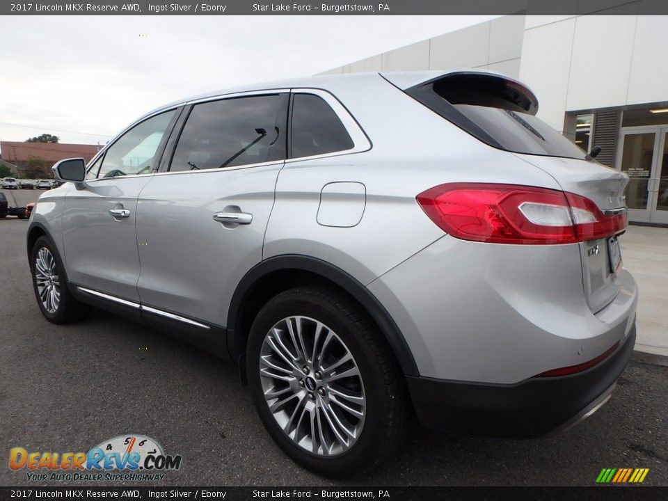 2017 Lincoln MKX Reserve AWD Ingot Silver / Ebony Photo #7