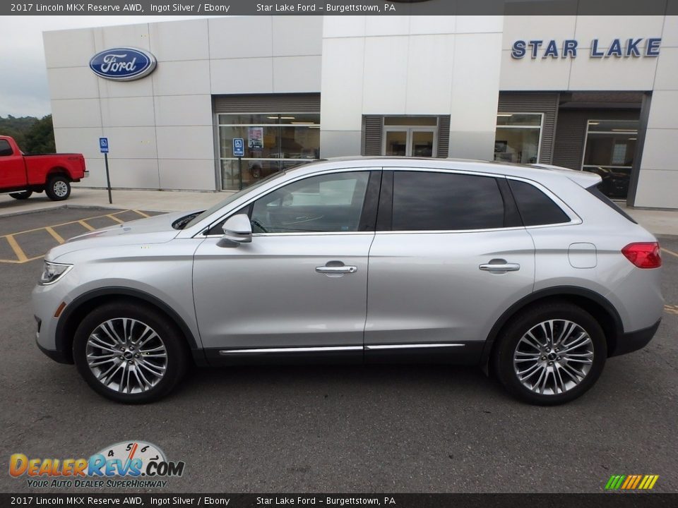2017 Lincoln MKX Reserve AWD Ingot Silver / Ebony Photo #8