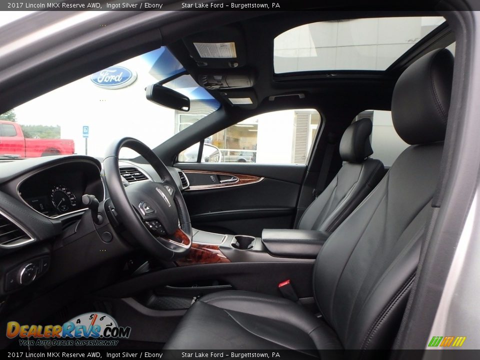 2017 Lincoln MKX Reserve AWD Ingot Silver / Ebony Photo #9