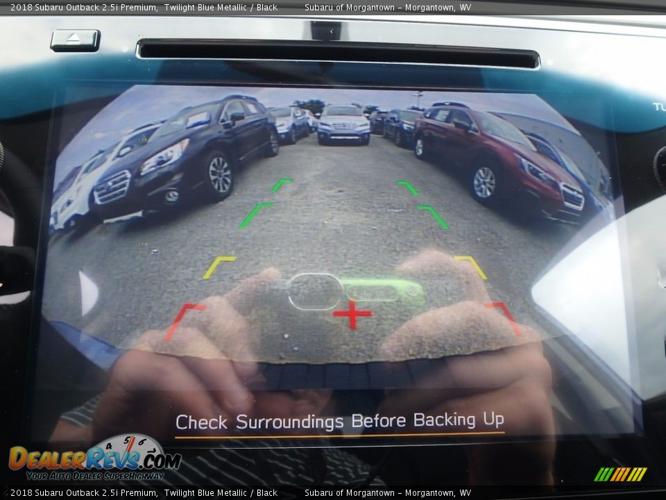 2018 Subaru Outback 2.5i Premium Twilight Blue Metallic / Black Photo #19