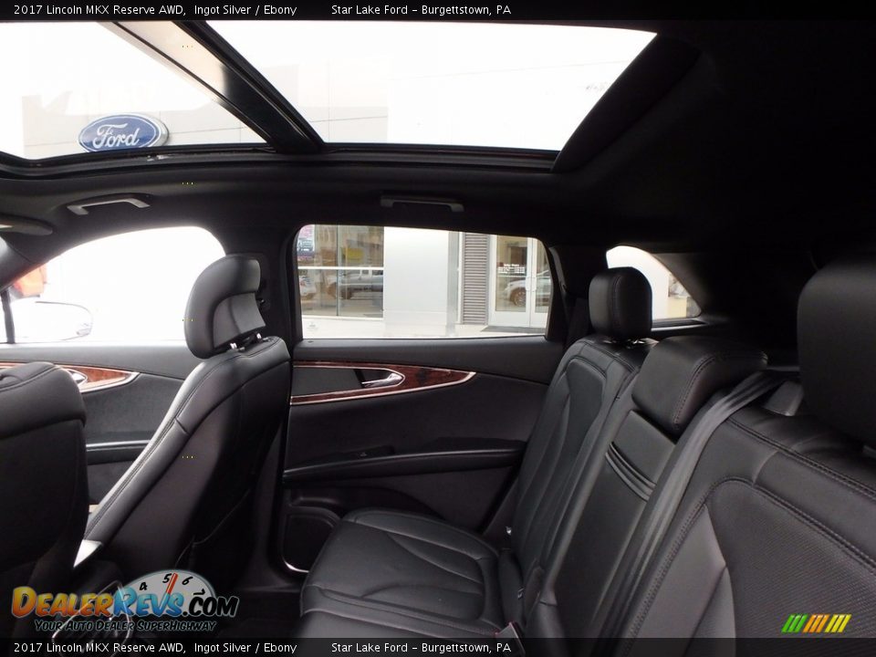 2017 Lincoln MKX Reserve AWD Ingot Silver / Ebony Photo #10