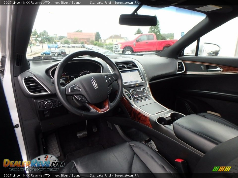 2017 Lincoln MKX Reserve AWD Ingot Silver / Ebony Photo #11