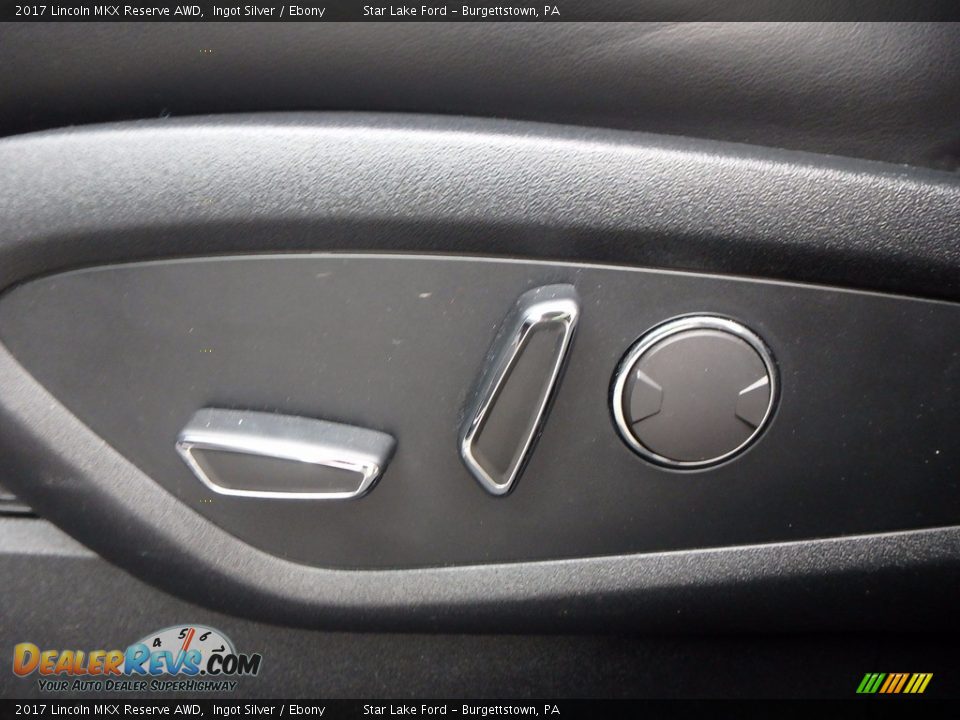 2017 Lincoln MKX Reserve AWD Ingot Silver / Ebony Photo #13