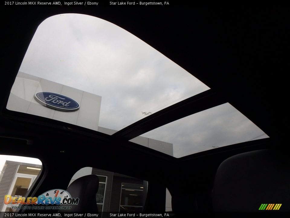 2017 Lincoln MKX Reserve AWD Ingot Silver / Ebony Photo #15