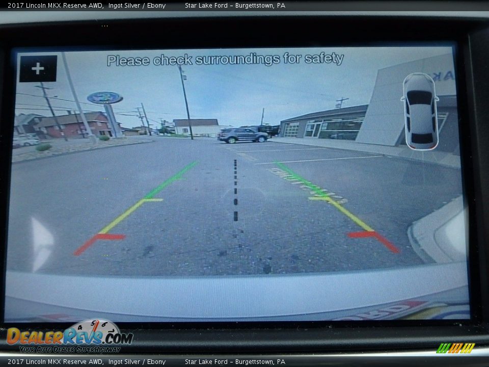 2017 Lincoln MKX Reserve AWD Ingot Silver / Ebony Photo #19