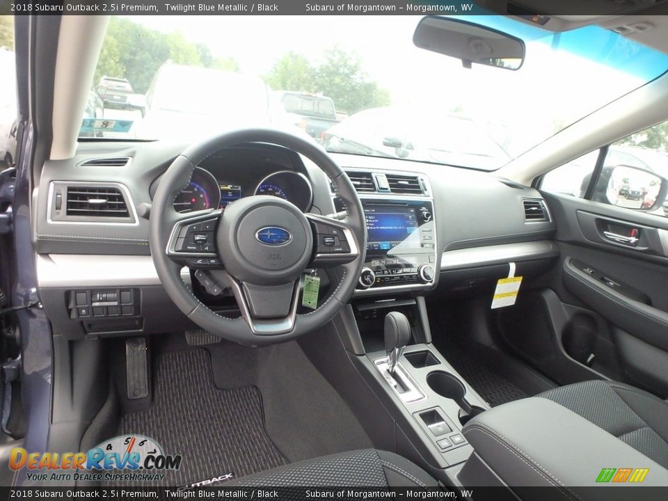 Black Interior - 2018 Subaru Outback 2.5i Premium Photo #13